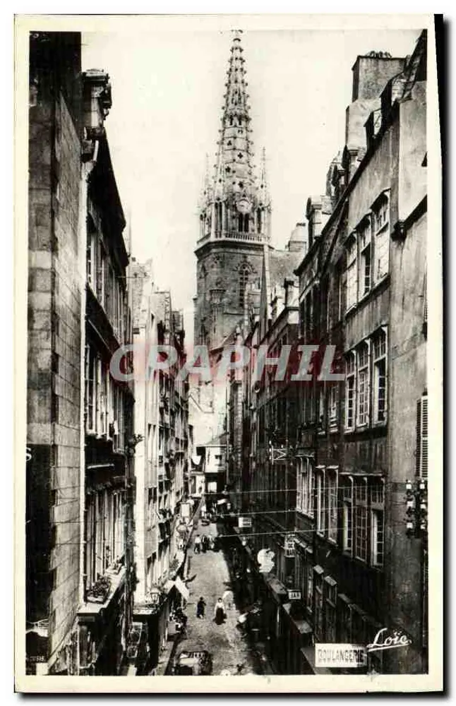 Ansicht der Loire Straße in Saint-Malo — Verlag Douilangere - Vorderseite