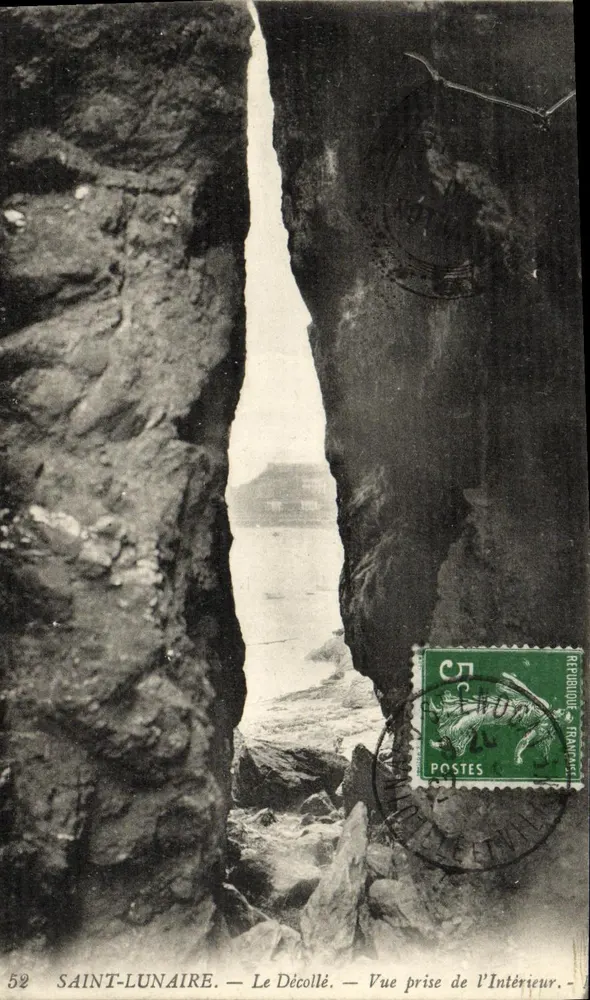 Saint-Lunaire — Le Décollé — Ansicht von innen — Verlag: L'Intérieur, Nr. 52 - Vorderseite