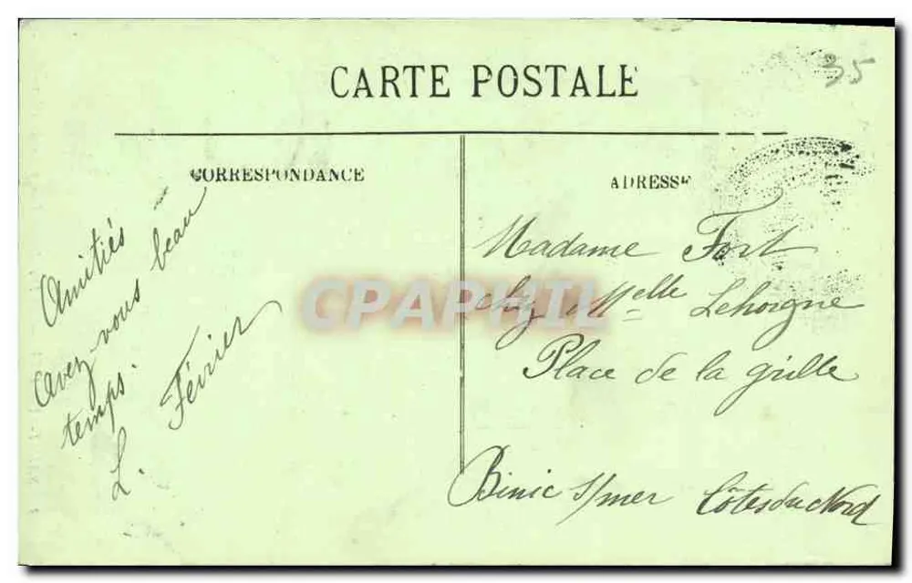 Saint-Lunaire — Le Décollé — Ansicht von innen — Verlag: L'Intérieur, Nr. 52 - Rückseite
