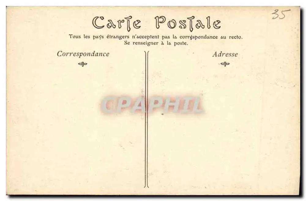 Saint-Enogat — A Praia — Editor anônimo, n° 305 - Verso
