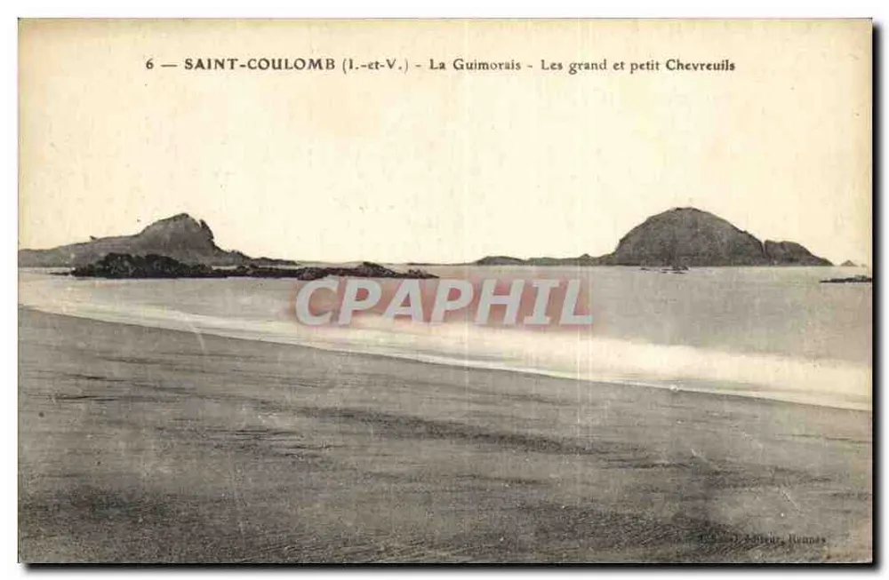 Saint-Coulomb (Ille-et-Vilaine) - La Guimorais - Der Große und Kleine Chevreuil - Vorderseite