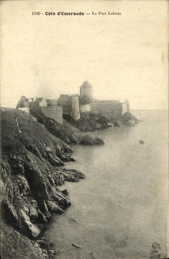 Costa da Esmeralda — O Forte Lalatte — H. Le Matia, editor em St-Malo, n° 1100 - Frente