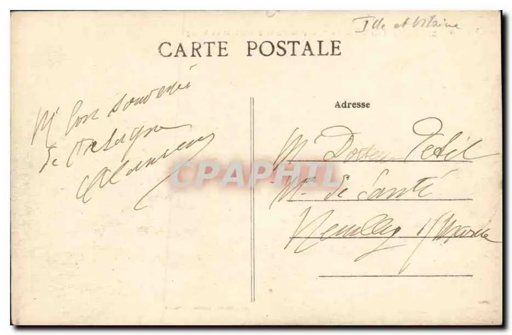 Laillé (Il-et-V.) — Die Brücke und die Straße, die zum Dorf führen — A. Lamiré, Verleger, Rennes - Rückseite