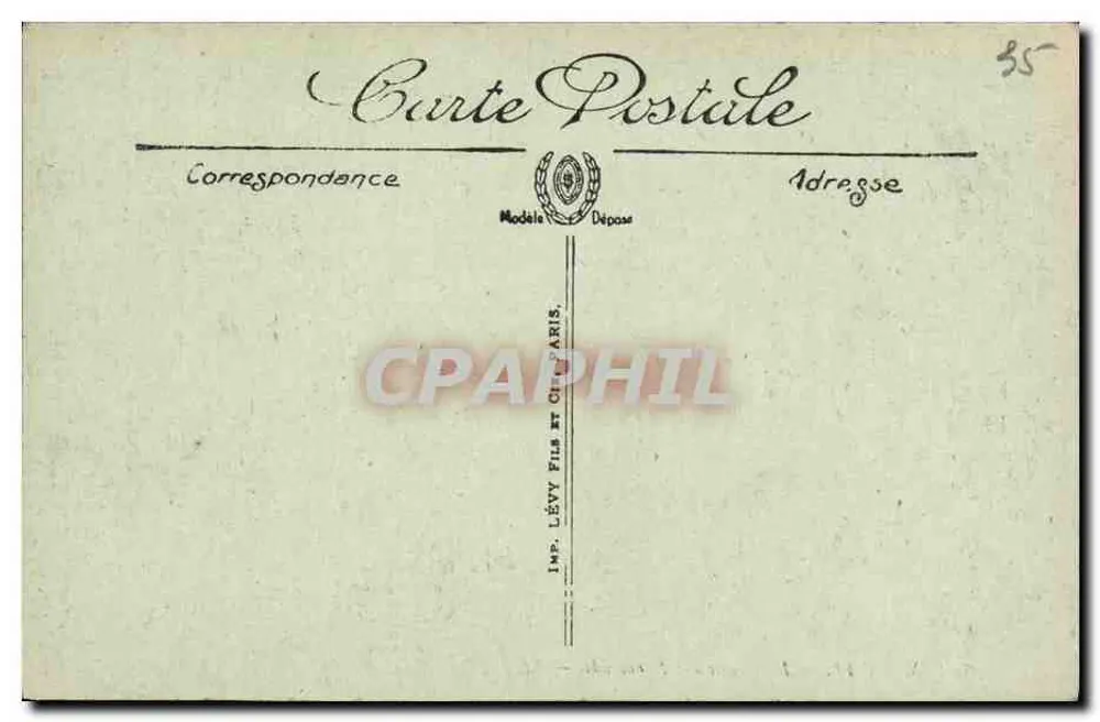 Morgat — A Gruta dos Normandos — LL. n°36 - Verso