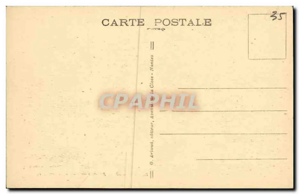 Morgat — Gärten des Hôtel de la Mer — Edition Dorenlot, n°22 - Rückseite