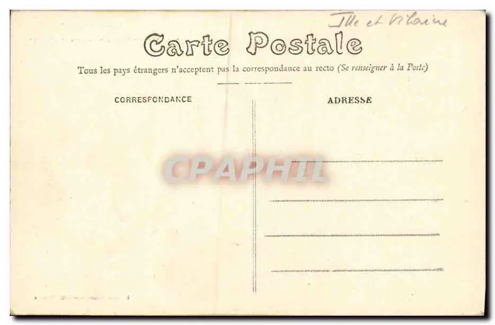 Die Westufer des Sees und die Abtei — Paimpont (Ille-et-Vilaine) — Serie 4660 - Rückseite