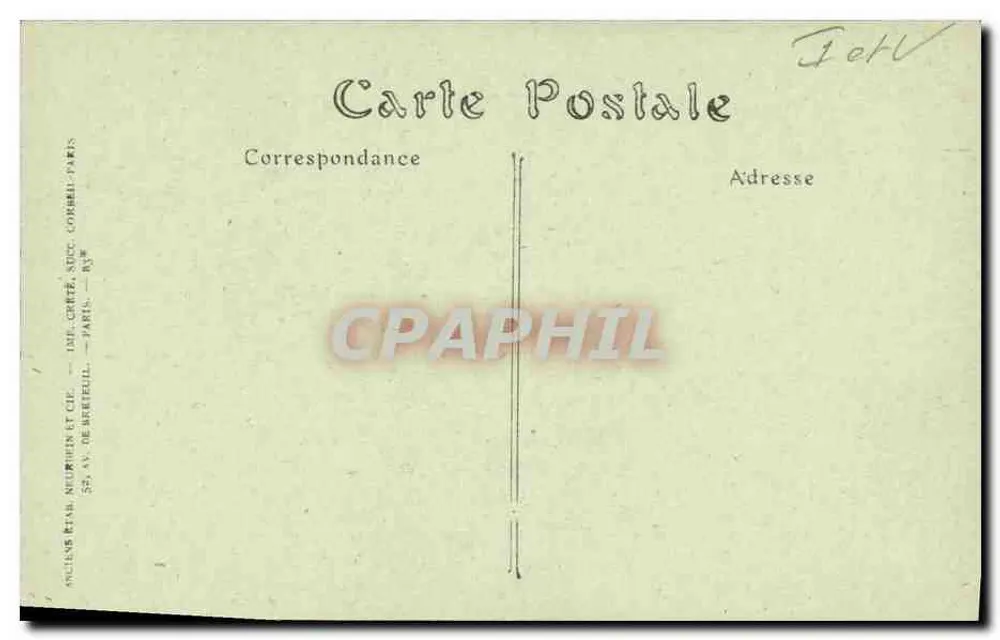 Catedral de Dol (Ille-et-Vilaine), A Nave (século XII) — editor JND Hol, n° 10 - Verso