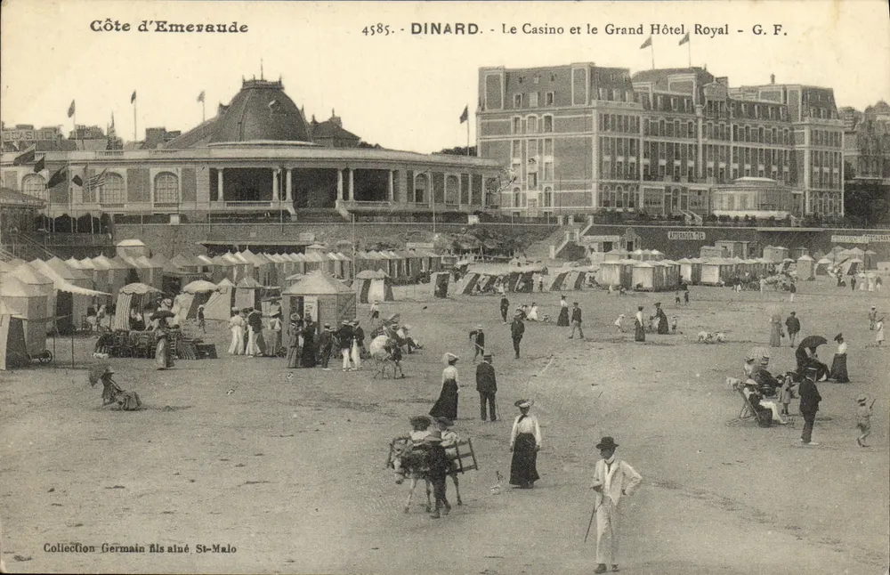 Dinard - Das Casino und das Grand Hôtel Royal - G.F. - Vorderseite