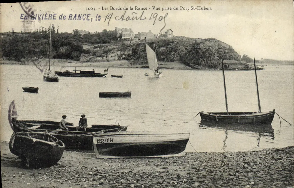 Die Ufer der Rance — Ansicht vom Port St-Hubert — 1003, veröffentlicht von En RIVIÈRE de RANCE - Vorderseite