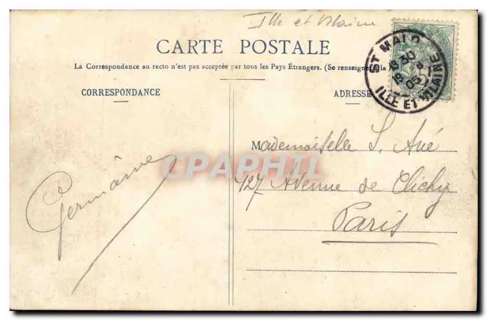 Die Ufer der Rance — Ansicht vom Port St-Hubert — 1003, veröffentlicht von En RIVIÈRE de RANCE - Rückseite