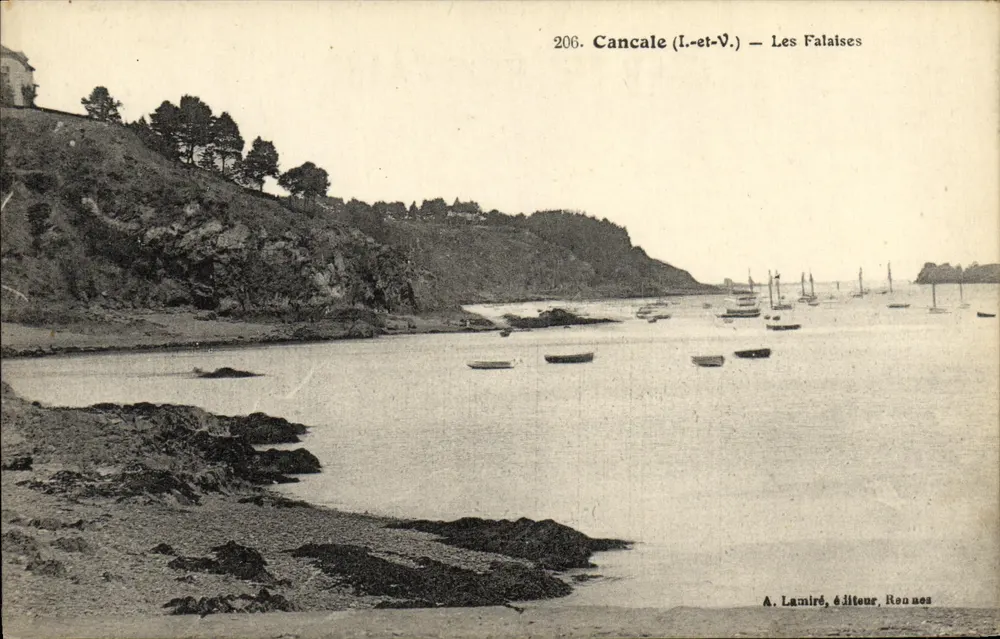 Cancale (I.-et-V.) — As Falésias — A. Lamiré, editor, Rennes - Frente