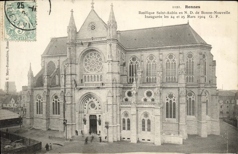 Basilika Saint Aubin in Rennes — Notre-Dame de Bonne-Nouvelle — G.F. n°1121 - Vorderseite