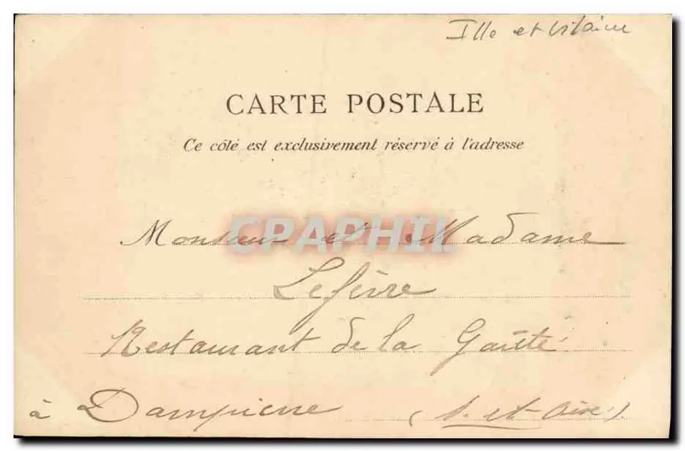 Rennes - Das Theater — Ansichten des Westnetzes, Nr. 173 — J.-L. Verlag, Paris - Rückseite