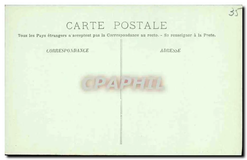 Rennes - Schloss Branlant — LL, Verlag LL, n° 81 - Rückseite