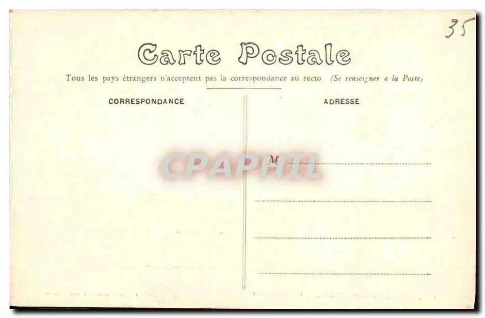 Der alte Treppenaufgang der Rue Vasselot — Rennes — Mary-Rousselliere, Verlag, Rennes - Rückseite