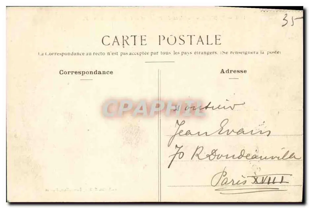 Rennes - Der Palastplatz und die Rue Bourbon - G.F. - Rückseite
