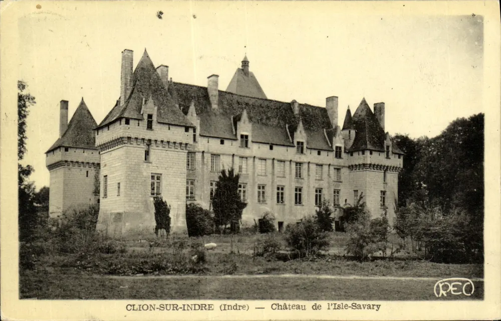 Clion-sur-Indre (Indre) — Schloss Isle-Savary — Verlag Rousset, Seriennummer nicht sichtbar - Vorderseite