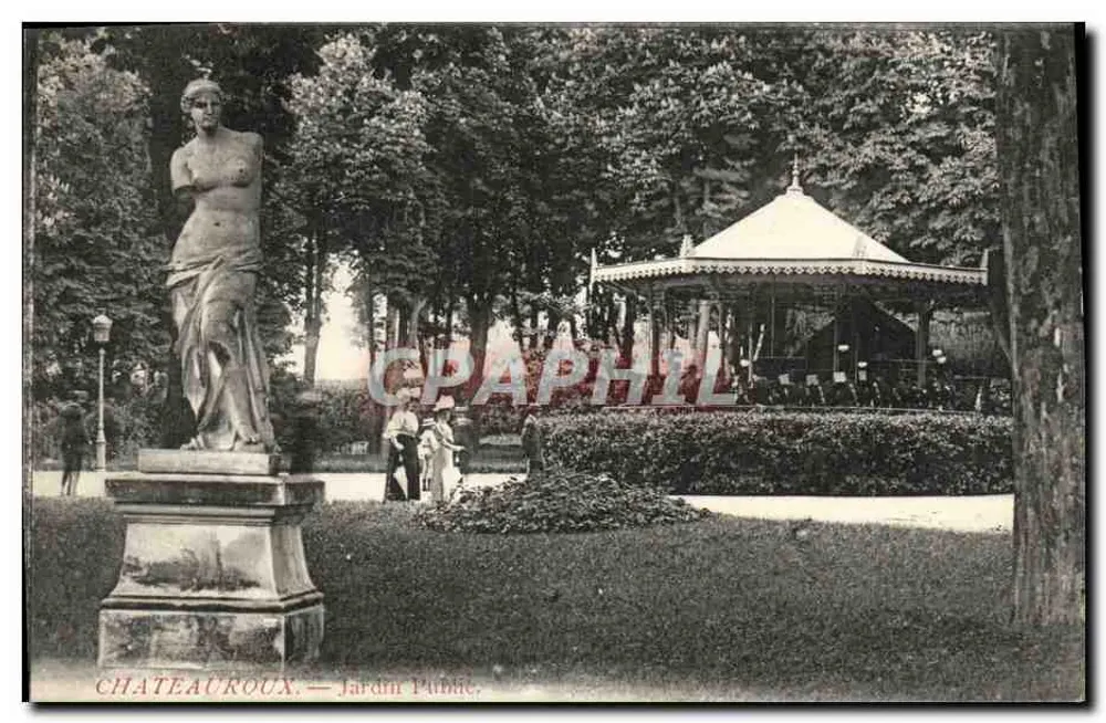 Châteauroux — Jardim Público — Editor não visível, número de série não visível - Frente