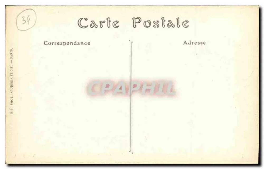 Montpellier — O Hospital Geral — ND. Fot. - Verso