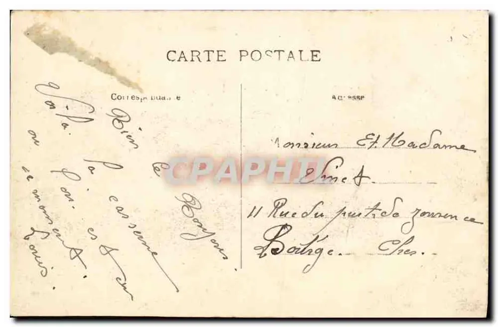 Montpellier - Caserne du Cénie — vista aérea — editor desconhecido, n° 437 - Verso
