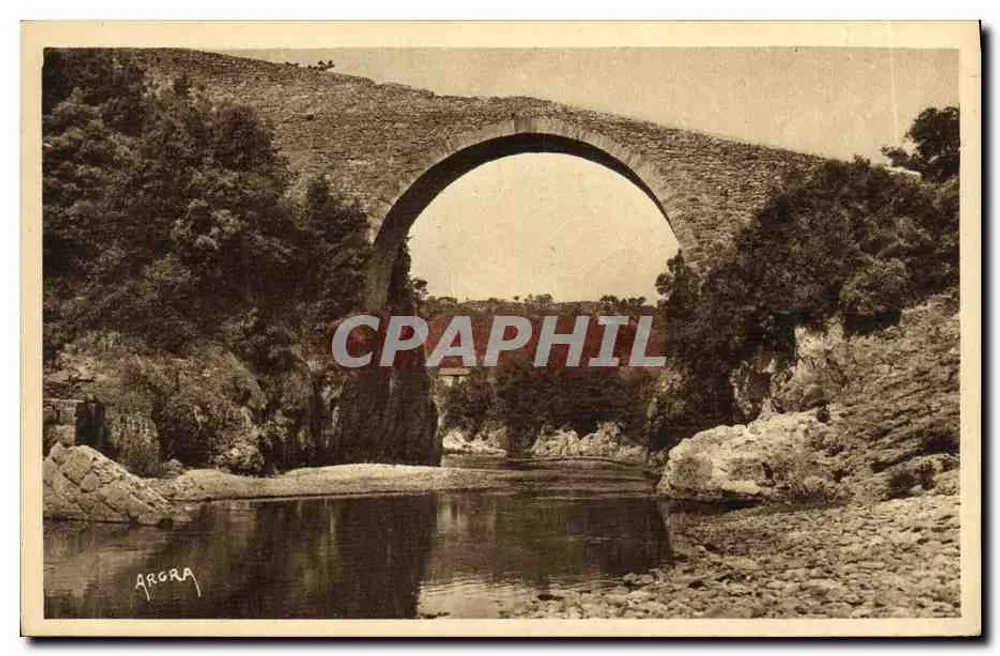 Der Teufelsbrücke, nahe Villemagne — Lamalou-les-Bains — Les Arts Graphiques, Toulouse - Vorderseite