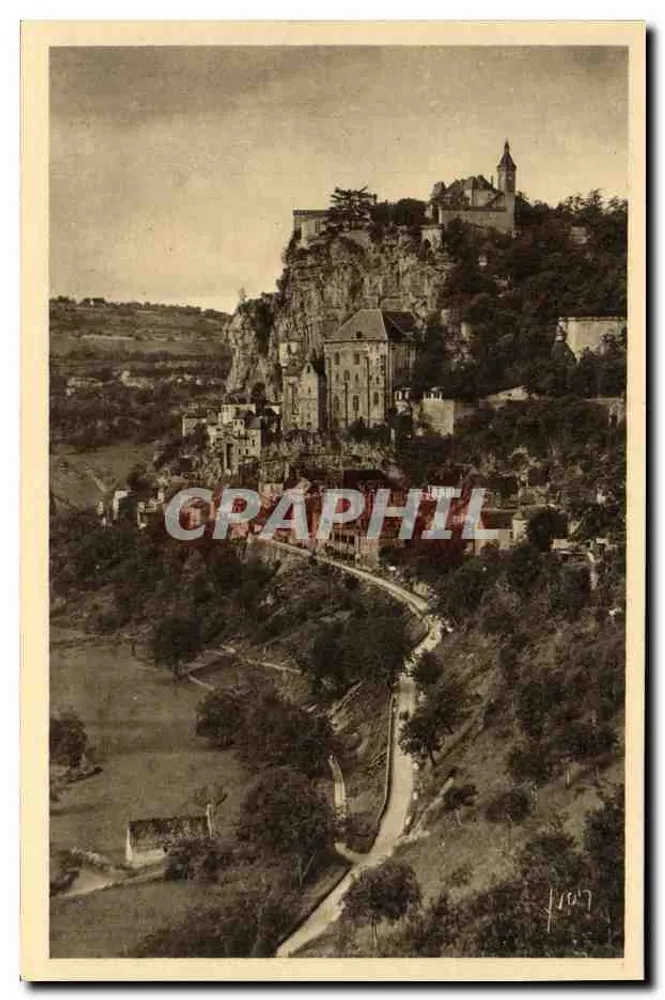 Rocamadour (Lot) — Ansicht von der Route von l'Hospitalet — Les Éditions d'Art Yvon, Paris - Vorderseite