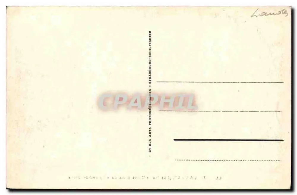 Dax - Ansicht der Kirche Notre-Dame vom « Splendid-Hôtel » — LL 79 — Verlag LL - Rückseite