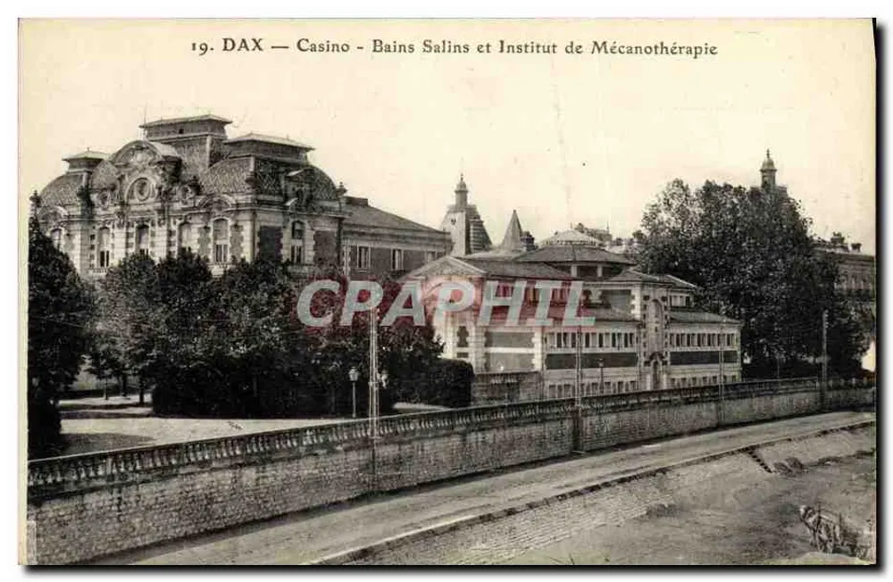 DAX — Casino - Salzbad und Institut für Mechanotherapie - Vorderseite