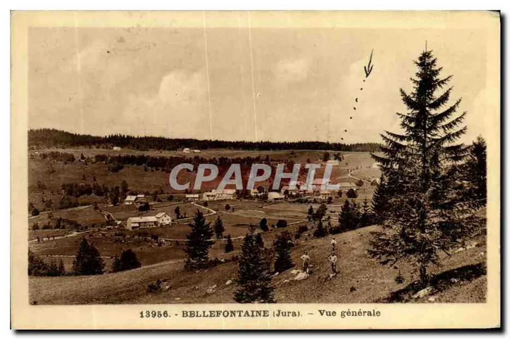 Bellefontaine (Jura) — Vista geral — Les Éditions C. L. Desançon, n° 13956 - Frente