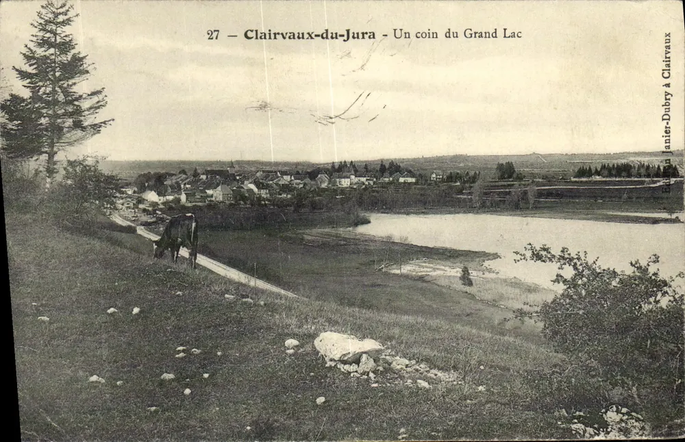 Clairvaux-du-Jura — Ein Stück des Grossen Sees — Verlag Janier in Clairvaux, n°27 - Vorderseite