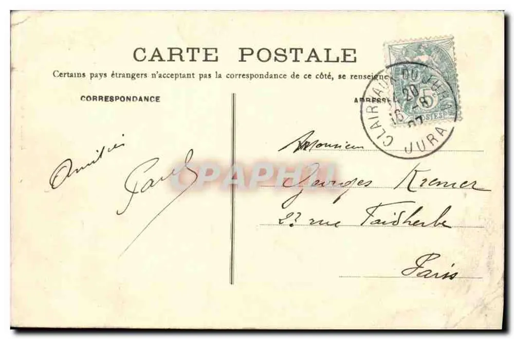 Clairvaux-du-Jura — Ein Stück des Grossen Sees — Verlag Janier in Clairvaux, n°27 - Rückseite