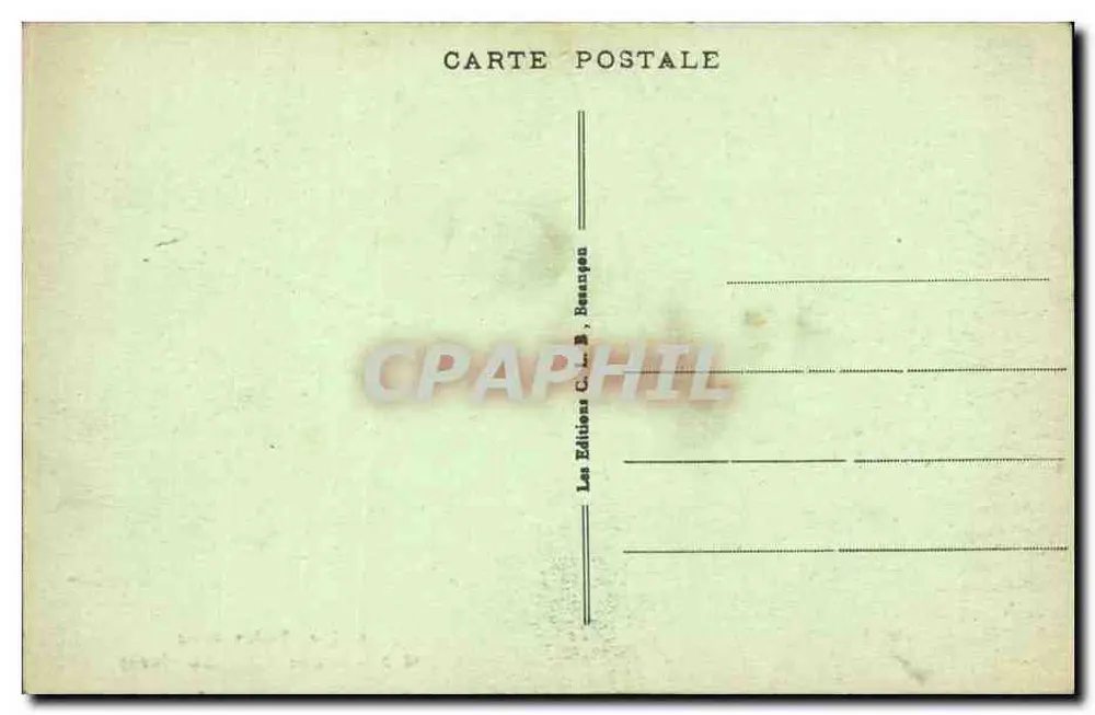 See von BONLIEU — Jura — Éditions C. L. B. Besançon - Rückseite