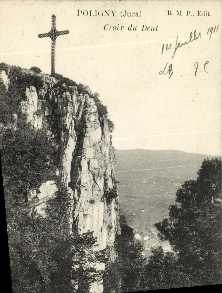 Poligny (Jura) — Cruz do Dent — R.M.P. Edit. - Frente
