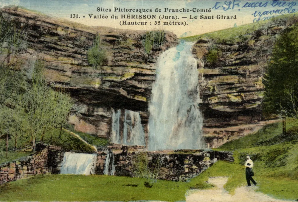 Vale do Hérisson — O Salto Girard — Sites Pittoresques da França-Comtado, n°131 - Frente