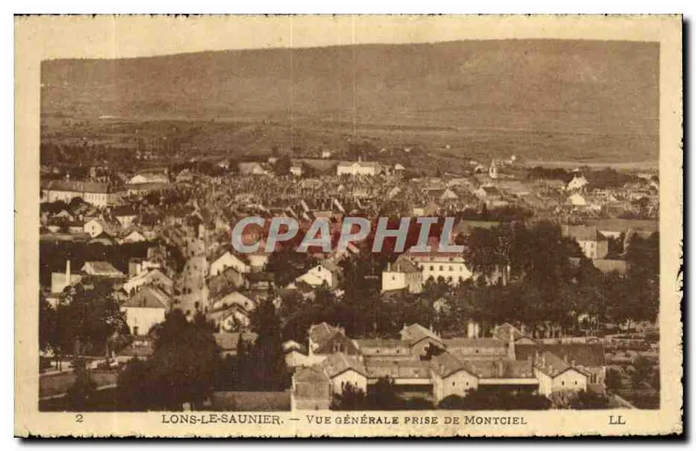 Lons-le-Saunier — Allgemeiner Blick von Montciel — LL - Vorderseite