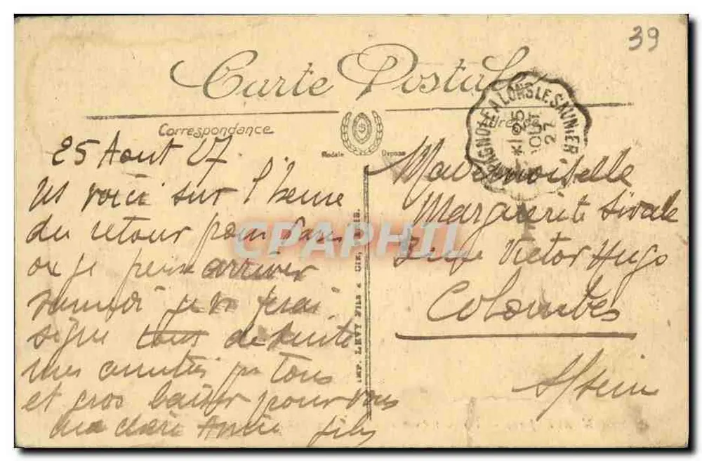 Morez (Jura) — Les quatre viaducs, ligne Morez-Andelot — éditeur Selecta, n°25 - Rückseite