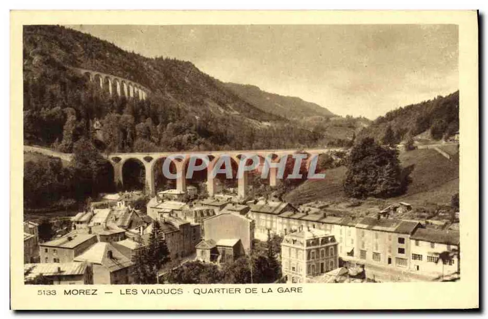 Morez — Os Viadutos — Bairro da Estação - Frente