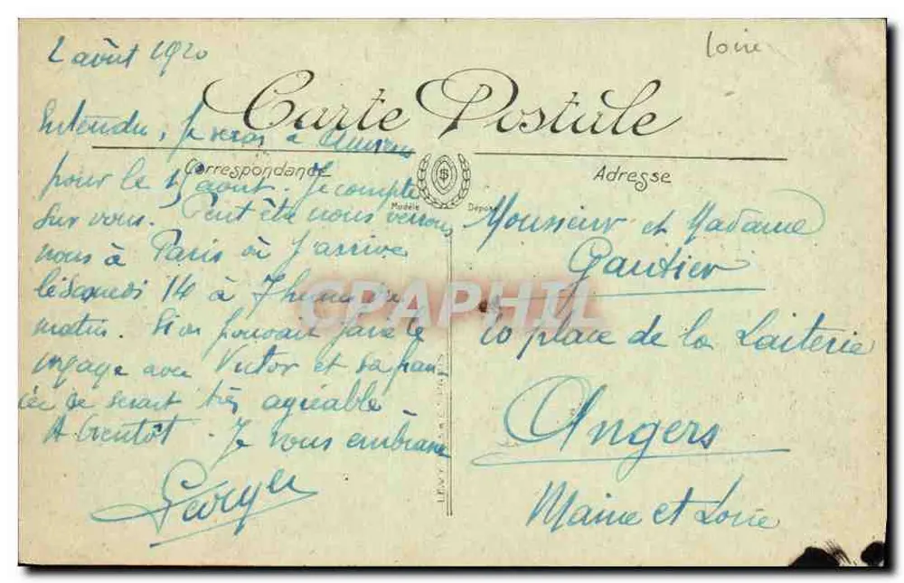 Rive-de-Gier — La Vallée d'Egarande — Le Pont d'Arcole — LL. Éditeur LL. - Rückseite