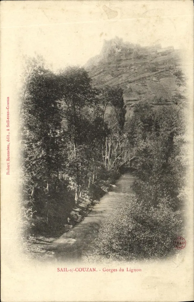 SAIL-s-/COUZAN - Gorges do Lignon — Robert Bonneton, editor, em Sail-s-/Couzan - Frente
