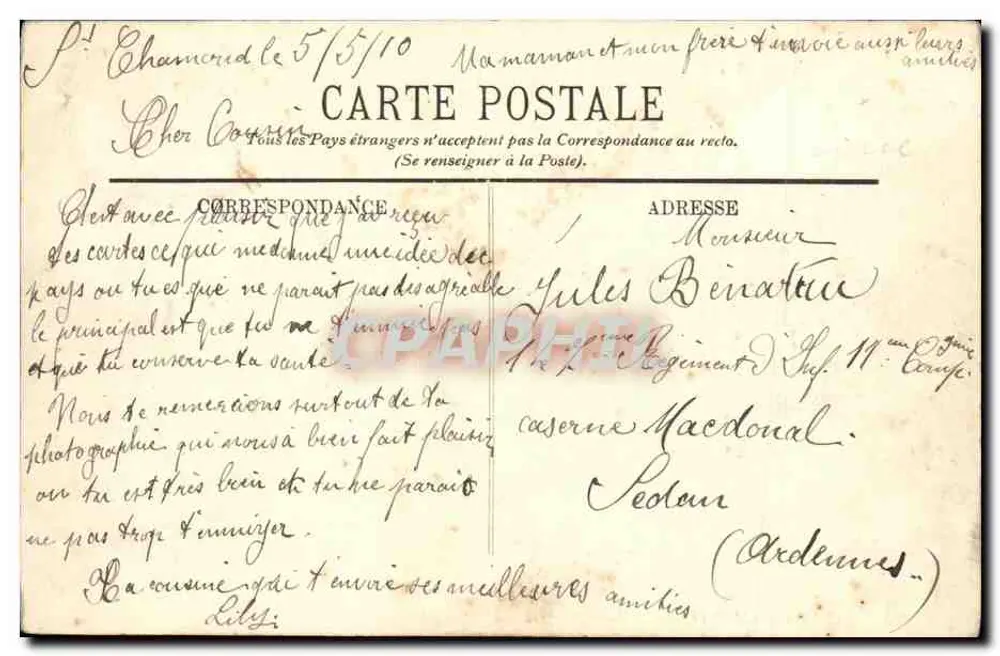 Saint-Chamond — O Barragem — LL. — Editor LL, n°20 - Verso