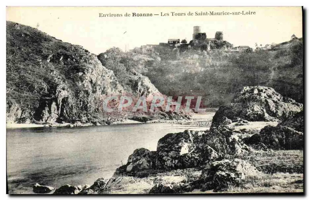 Um Roanne — Die Türme von Saint-Maurice-sur-Loire — Druckerei Roanne - Vorderseite