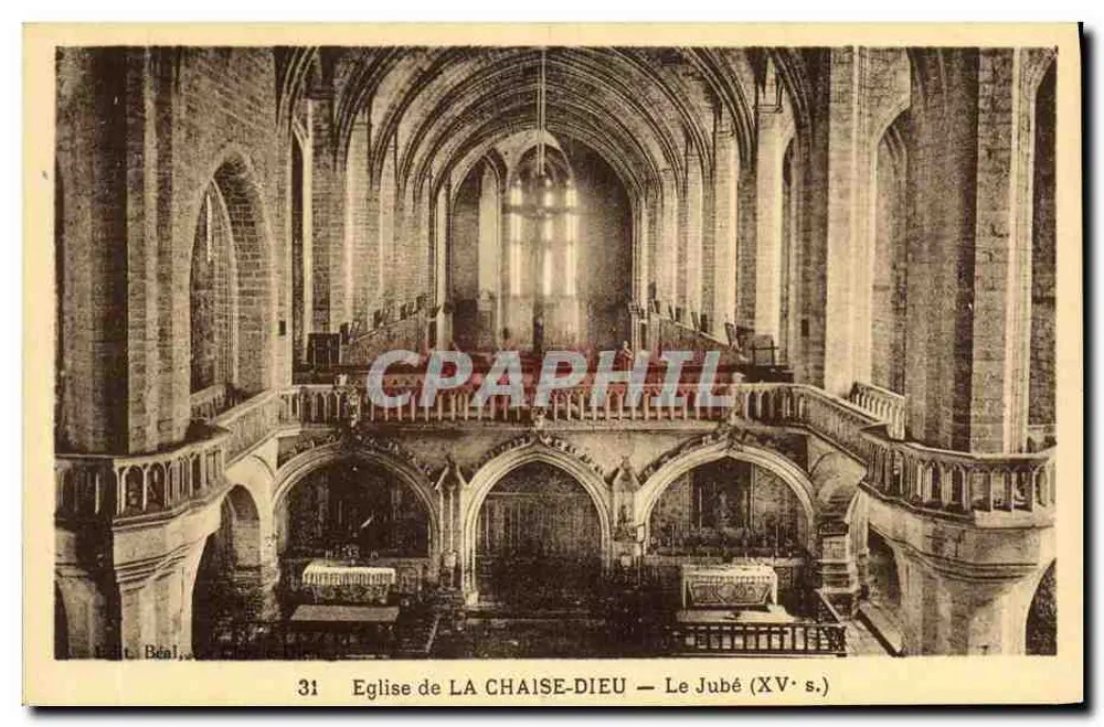 Kirche von LA CHAISE-DIEU — Der Chorvorhang (15. Jh.) - Vorderseite