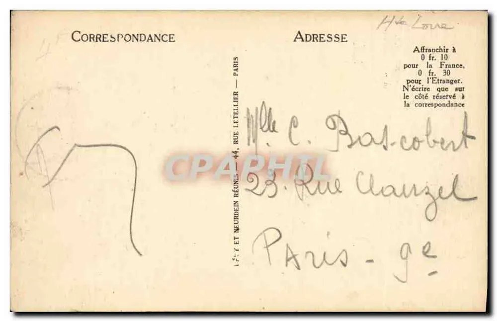 Le Puy — Allgemeine Ansicht vom Rocher d'Espaly — LL. - Rückseite