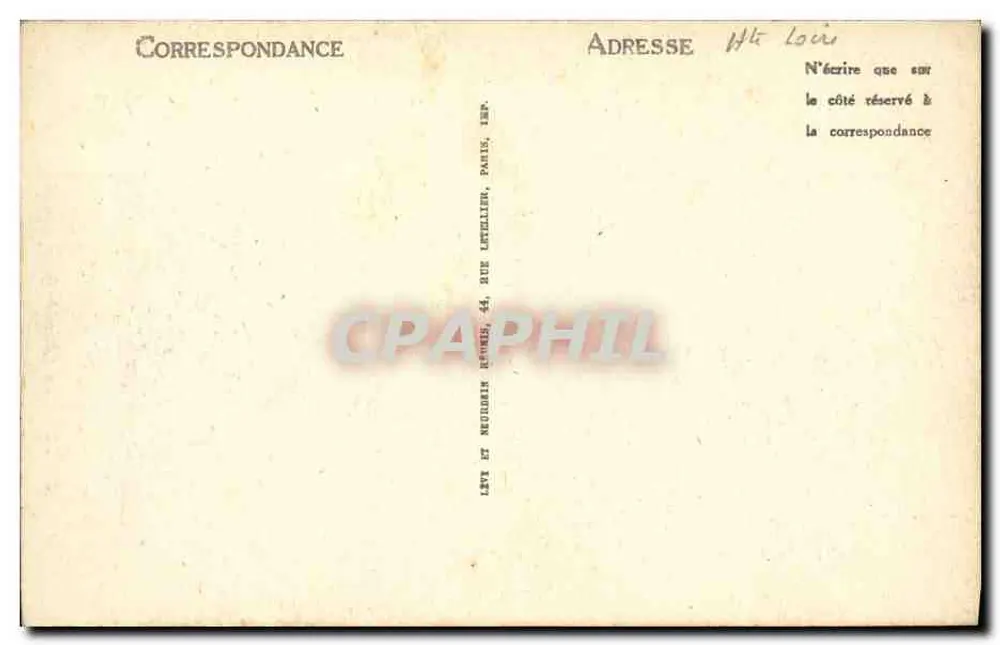 Le Puy — A Capela São Miguel — ND - Verso