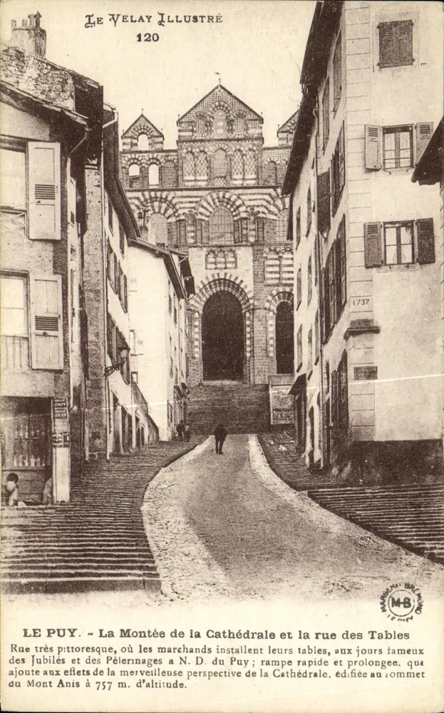 Le Puy - Die Aufstieg zur Kathedrale und die Rue des Tables — Le Velay Illustré n°120 - Vorderseite