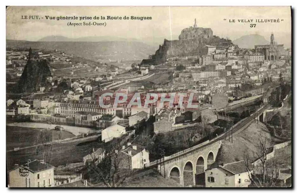 Le Puy - Allgemeiner Blick von der Route de Saugues (Südostansicht) — "Le Velay Illustré" Nr. 37 - Vorderseite