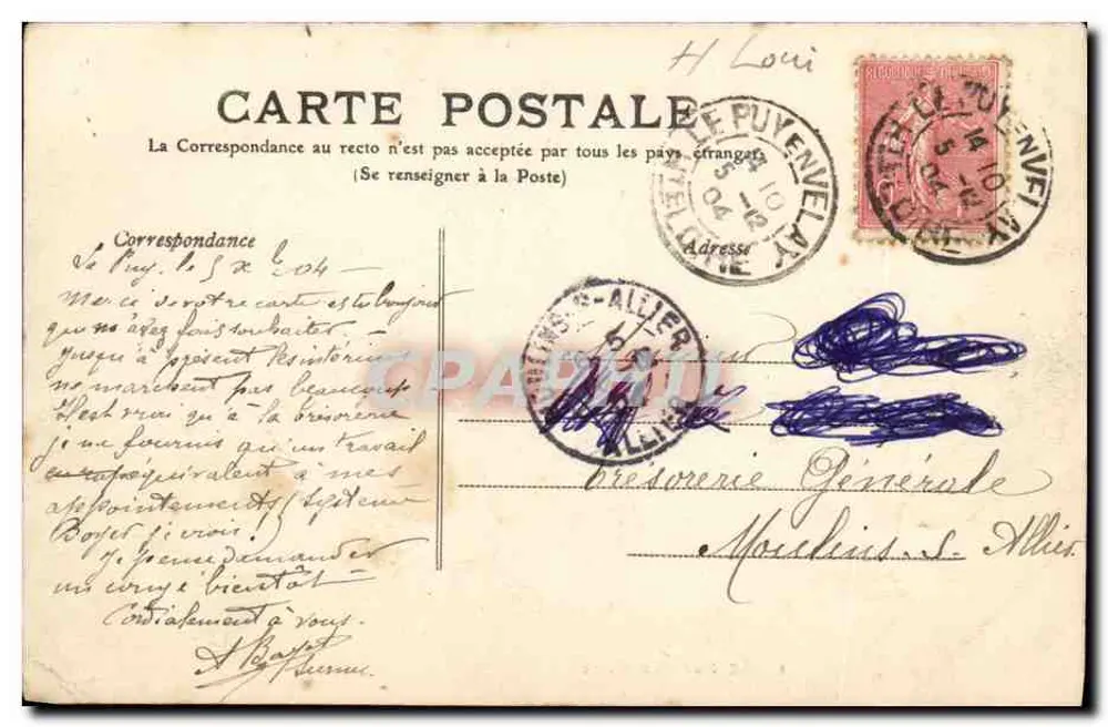 Le Puy - O Museu — editor MTLE, n° I - Verso
