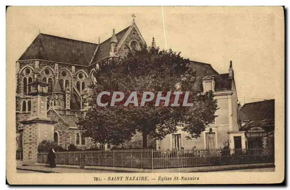 Saint-Nazaire — Kirche St-Nazaire — Verlag: Carnot & Cie, Nr. 701 - Vorderseite