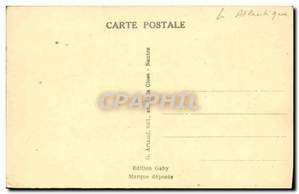 Nozay (L.-Inf.) — A Prefeitura - Verso