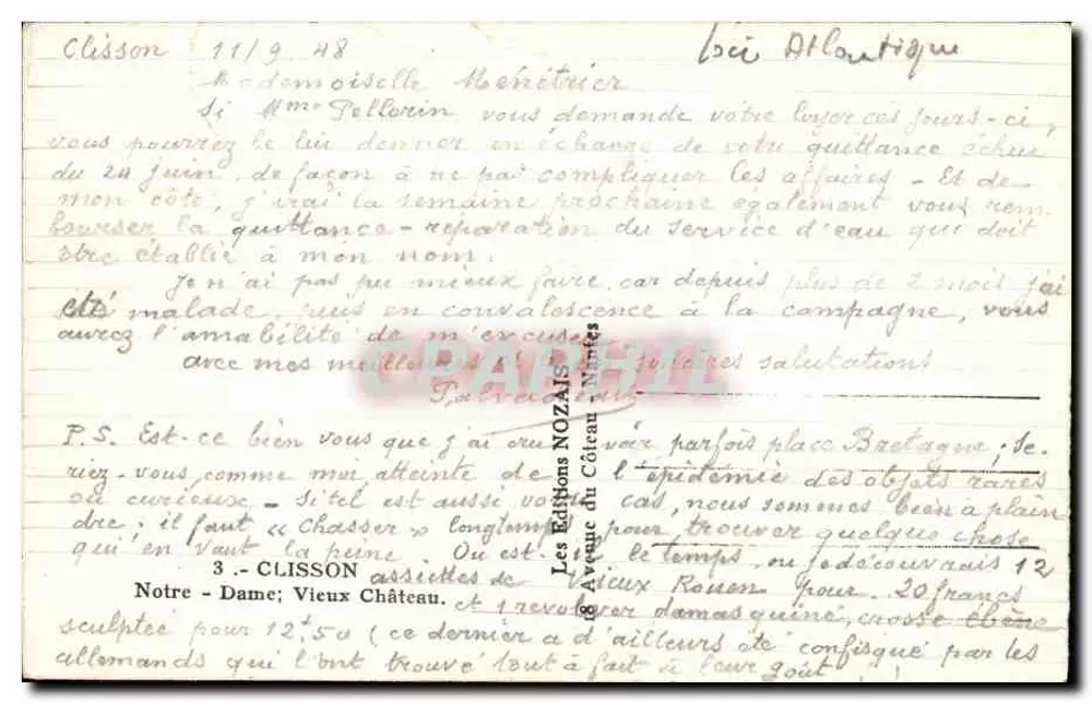 क्लिसॉन — किले और पुराने बौर्ग का दृश्य — किले के संपादक, क्लिसॉन - पीछे